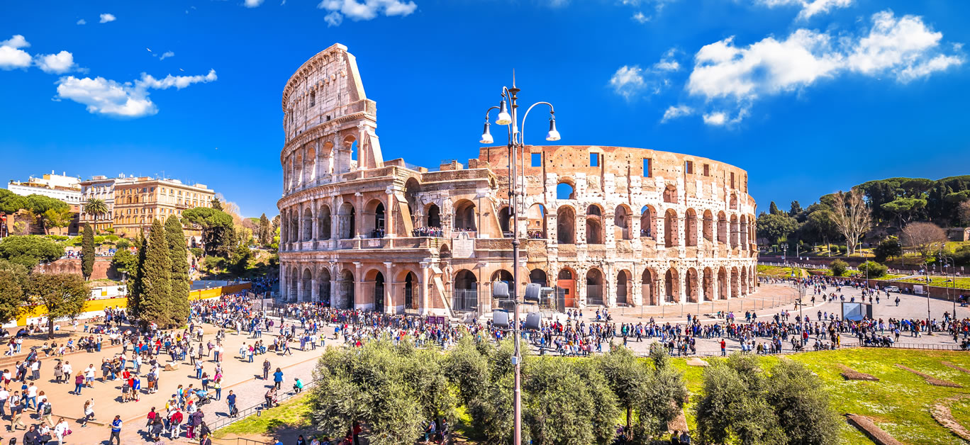 Ancient Ruins in Rome, Italy